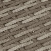 6-delige Loungeset met kussens poly rattan grijs - thumbnail