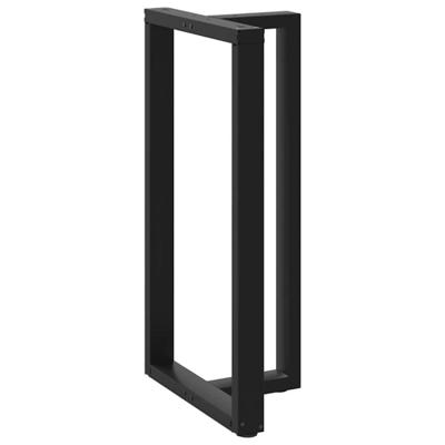 Bartafelpoten 2 st T-vormig 60x35x(111-112) cm staal zwart - thumbnail