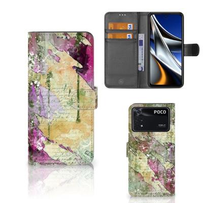 Hoesje Xiaomi Poco X4 Pro 5G Letter Painting Hoesje Xiaomi Poco X4 Pro 5G Letter Painting