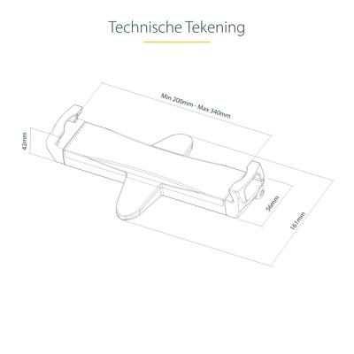 StarTech.com TABLET-VESA-ADAPTER Tablethouder Universeel iPad Pro 11 (1./2./3. Gen.) 20,1 cm (7,9) - 31 cm (12,2) StarTech.com TABLET-VESA-ADAPTER Tablethouder Universeel iPad Pro 11 (1./2./3. Gen.) 20,1 cm (7,9) - 31 cm (12,2)