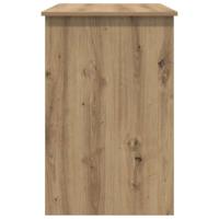 Bureau artisanaal eikenkleurig 100 x 50 x 76 cm Bewerkt hout - thumbnail