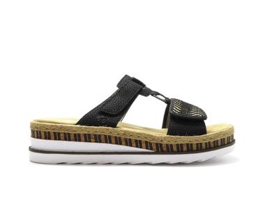 Rieker V7947 00 schwarz Zwart maat 41