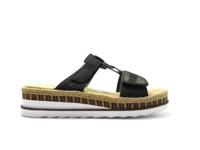 Rieker V7947 00 schwarz Zwart maat 41 - thumbnail