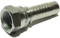 Hydrauliek koppeling - DKR - RVS - Konisch BSP binnendraad 60gr 1/4 x tule NW 6mm - thumbnail