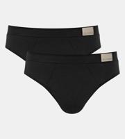 2-pack heren heup Slips - GO Natural Brief - Biologisch katoenen heren onderbroeken - Zachte stoffen band - thumbnail