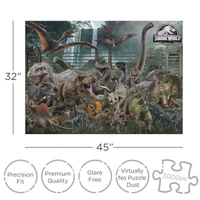 Jurassic World: 3000 Piece Jigsaw Puzzle Jurassic World: 3000 Piece Jigsaw Puzzle