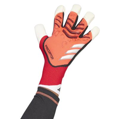 adidas Predator Pro Hybrid Keepershandschoenen Rood Wit Zwart adidas Predator Pro Hybrid Keepershandschoenen Rood Wit Zwart