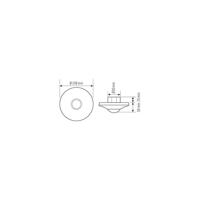 ESYLUX EP10427312 Aanwezigheidsmelder (plafond) Inbouw (in muur) 360 ° Wit IP20 - thumbnail