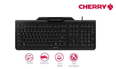 Toetsenbord Cherry JK-A0400EU-2 Zwart Qwerty Spaans QWERTZ QWERTY Qwerty US