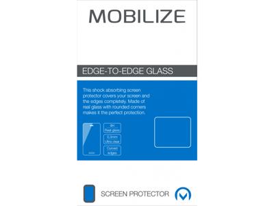 Mobilize Edge-To-Edge Glass Screen Protector Apple iPhone 6/6S Black Full Glue