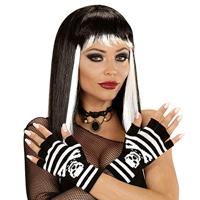 Vingerloze skelet handschoenen - thumbnail