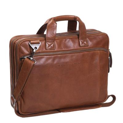 Chesterfield Leren Laptoptas 15 inch Manuel Cognac
