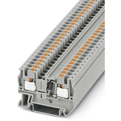 Phoenix Contact 3212125 Componentenserieklem 6.2 mm Snelaansluiting Grijs 50 stuk(s) Phoenix Contact 3212125 Componentenserieklem 6.2 mm Snelaansluiting Grijs 50 stuk(s)