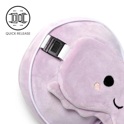 Relaxeazzz Pluche Octopus Rond Reiskussen & Slaapmasker