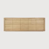 Ethnicraft Dressoir 'Shadow' Geolied Eikenhout, 250cm - thumbnail