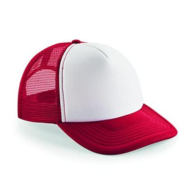 Beechfield CB645b Junior Vintage Snapback Trucker - Classic Red/White - One Size Beechfield CB645b Junior Vintage Snapback Trucker - Classic Red/White - One Size