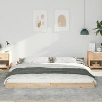 Bedframe Bruin 180 x 210 cm Grenenhout - thumbnail
