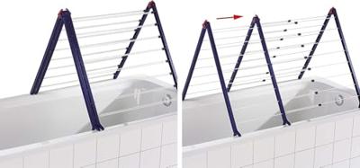 Leifheit 81702 droogrek pegasus bath 190 extendable voor op het bad