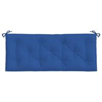 VidaXL Tuinbankkussens 2 st 120x50x7 cm oxford stof blauw - thumbnail