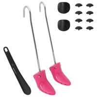 Schoenspanners met schoenlepel EU 34-40 kunststof roze - thumbnail