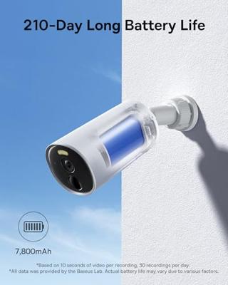 Baseus B1 Outdoor 2K S0SV002130 IP Bewakingscamera WiFi Baseus B1 Outdoor 2K S0SV002130 IP Bewakingscamera WiFi