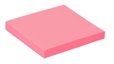 Memoblok quantore 76x76mm roze