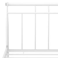 Bedframe metaal wit 180x200 cm - thumbnail