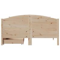 Bedframe zonder matras massief grenenhout 150x200 cm - thumbnail