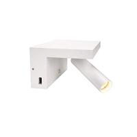 SLV WandlampKarpo USB wit - 1002140 - thumbnail