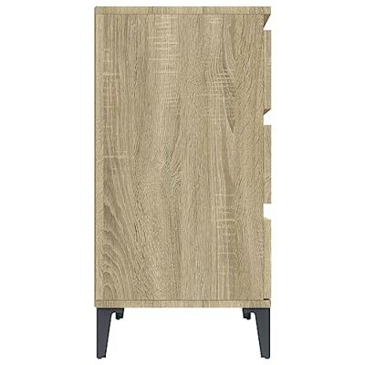 Dressoir 60x35x70 cm bewerkt hout sonoma eikenkleurig Dressoir 60x35x70 cm bewerkt hout sonoma eikenkleurig