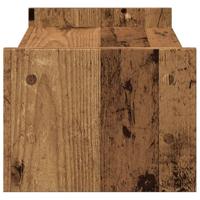 VidaXL Monitorstandaard 50x27x20 cm bewerkt hout oud houtkleurig - thumbnail