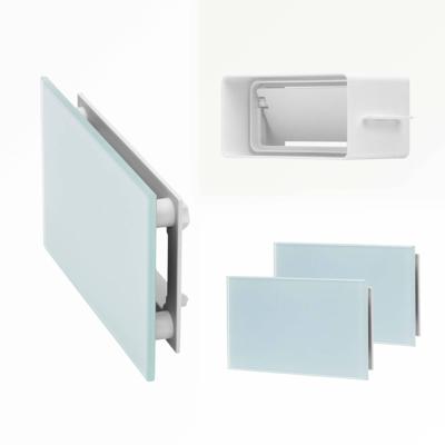 Sunshower ventilatierooster t.b.v. Pure, Pure Duo, Pure XL, Deluxe 2 stuks 15x9cm white