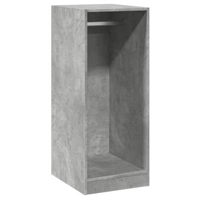 VidaXL Kledingkast 48x41x102 cm bewerkt hout betongrijs