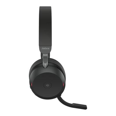 Jabra Evolve2 75 Over Ear headset Kabel Zwart Indicator voor batterijstatus, Microfoon uitschakelbaar (mute) Telefoon
