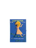 Olympia Le-Tan Voyage Caribbean book clutch - Blue - thumbnail