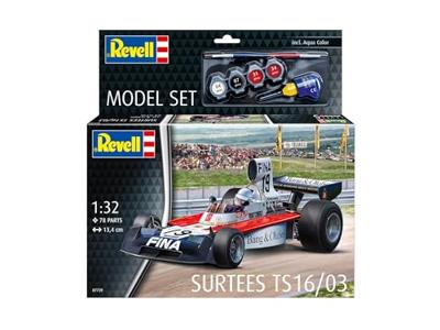 Revell modelbouwpakket - surtees ts16/03 formule 1 1:32 - 78dlg. - incl. basiskleuren verf