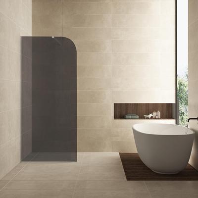 Inloopdouche Wiesbaden Curvea 80x200 cm 8 mm Nano Rookglas Inloopdouche Wiesbaden Curvea 80x200 cm 8 mm Nano Rookglas