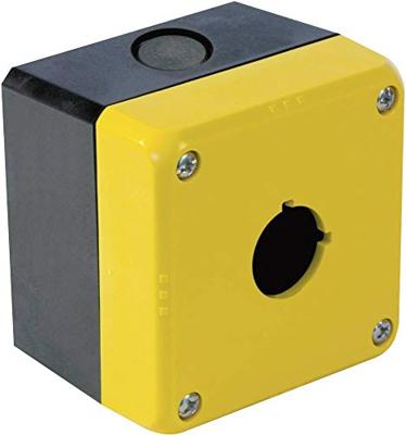 Idec FB1W-111Y Lege behuizing 1 inbouwplaats (b x h x d) 76 x 76 x 59.5 mm Geel 1 stuk(s)