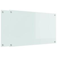 VidaXL Keuken achterwand 2 pcs wit 100 x 60 cm gehard glas - thumbnail