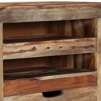 Dressoir 100x30x50 cm massief sheeshamhout grijs - thumbnail