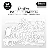 Studio Light • essentials paper elements silver sentiments - thumbnail