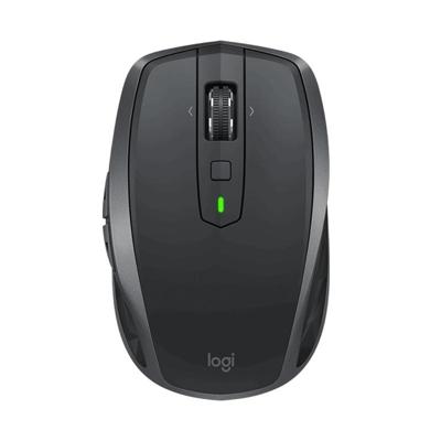 Logitech MX Anywhere 2S 4000DPI Bluetooth + Unifying dual-mode oplaadbaar symmetrisch ontwerp draadloze optische gaming muis (zwart)