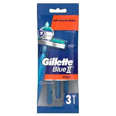 Gillette Gillette BlueII Plus Wegwerp Scheermesjes voor Mannen - 3 stuks