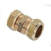 Bonfix knelkoppeling - Rechte koppeling - 28x28mm - Messing - thumbnail