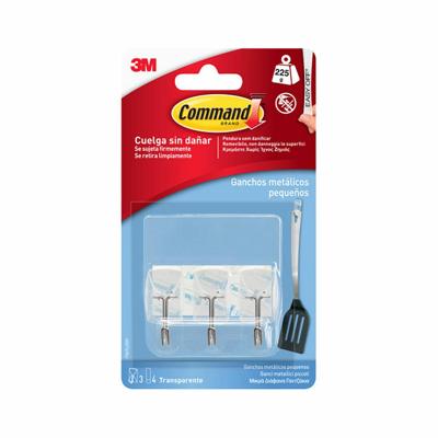 Haak voor ophanging 3M Transparant 225 g 19 X 41 X 19 MM Plastic Haak voor ophanging 3M Transparant 225 g 19 X 41 X 19 MM Plastic