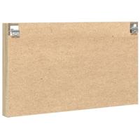 Vitrinekast 100x8,5x58 cm bewerkt hout sonoma eikenkleurig - thumbnail