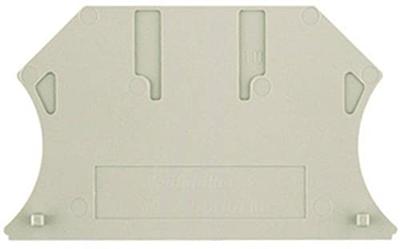 Afsluitplaten en tussenwanden Weidmüller WAP 16+35 WTW 2.5-10 1050100000-1 Grijs 1 stuk(s)