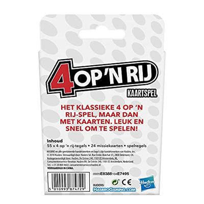 Hasbro 4 op 'n rij kaartspel
