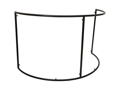 Omnitronic Mobile DJ Screen Curved Opvouwbaar privacyscherm Metaal, Stof