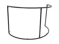 Omnitronic Mobile DJ Screen Curved Opvouwbaar privacyscherm Metaal, Stof - thumbnail